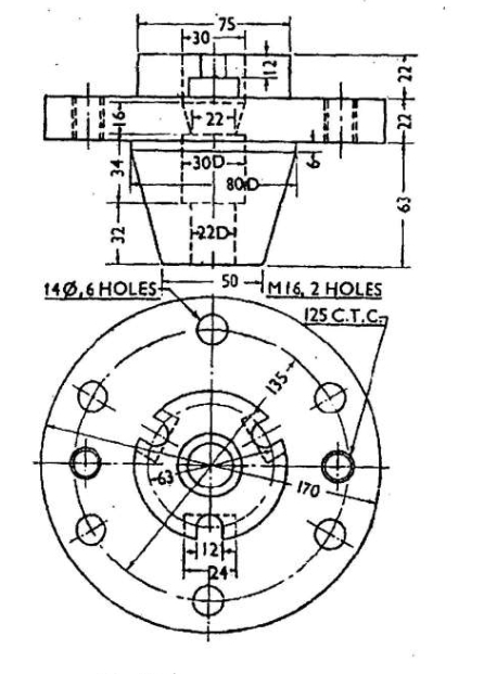 Solved Design a drilling jig for use when drilling the 6 | Chegg.com
