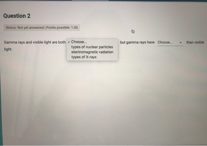 Solved Question 1 Status: Not yet answered Points possible: | Chegg.com