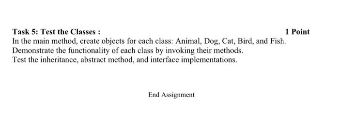 Solved Title: Java Inheritance, Abstract Classes, and | Chegg.com