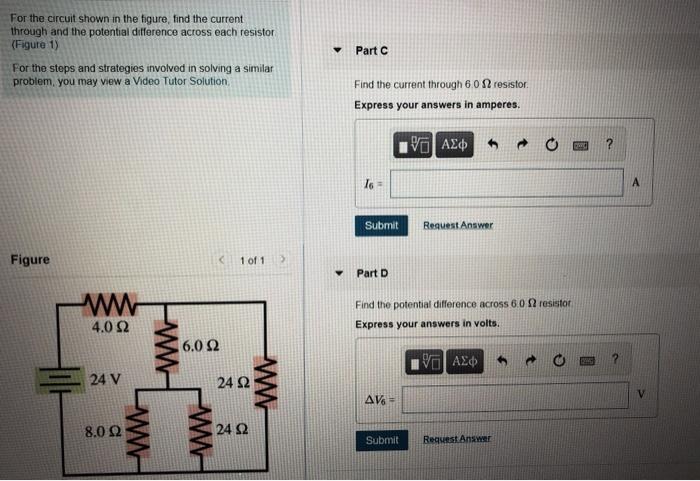 Solved For The Circuit Shown In The Figure, Find The Current | Chegg.com