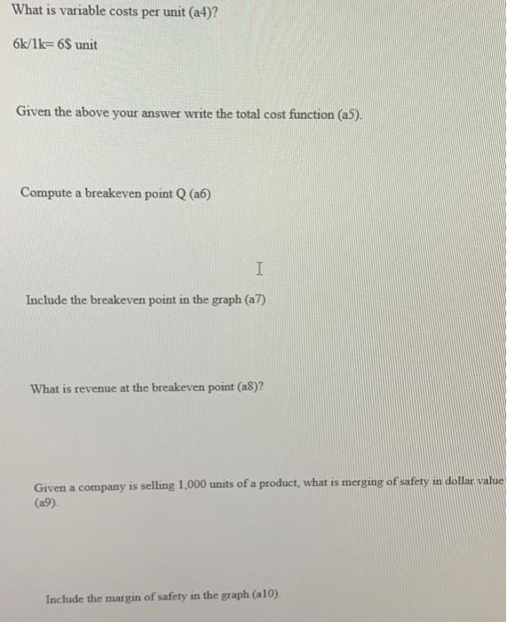Solved 1 Given the graph below answering following | Chegg.com