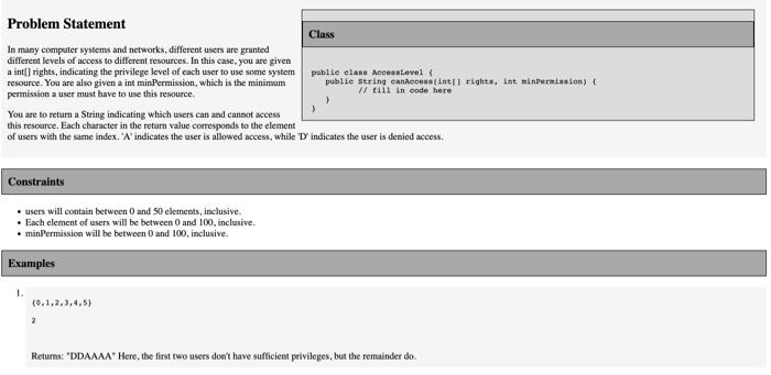 Solved Problem Statement In many compuiter systems and | Chegg.com