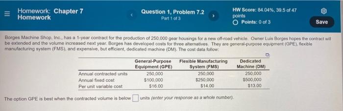 Homework: Chapter 7 Homework Question 1. Problem 7.2 | Chegg.com