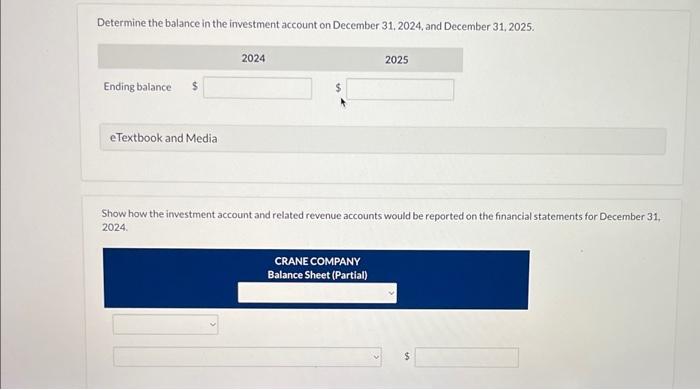 Solved On January 1 2024 Crane Company A Public Company Chegg Com   Image