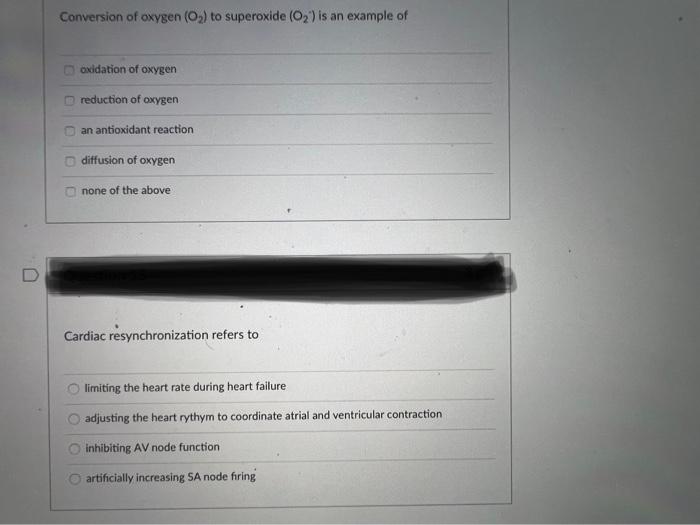 Solved Conversion of oxygen (O2) to superoxide (O2) is an | Chegg.com