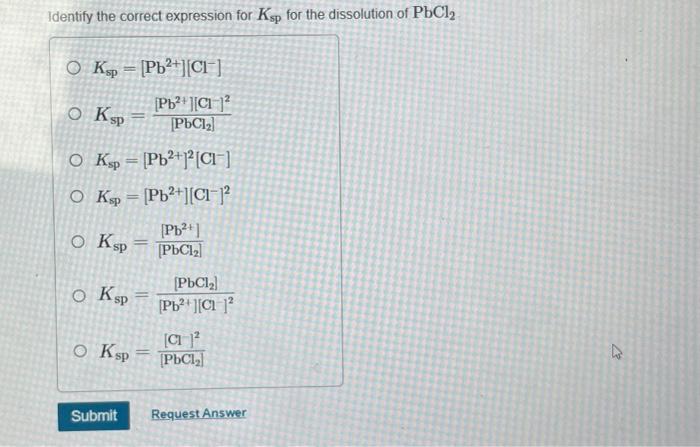 Solved Enter a balanced equation for the dissolution of Chegg