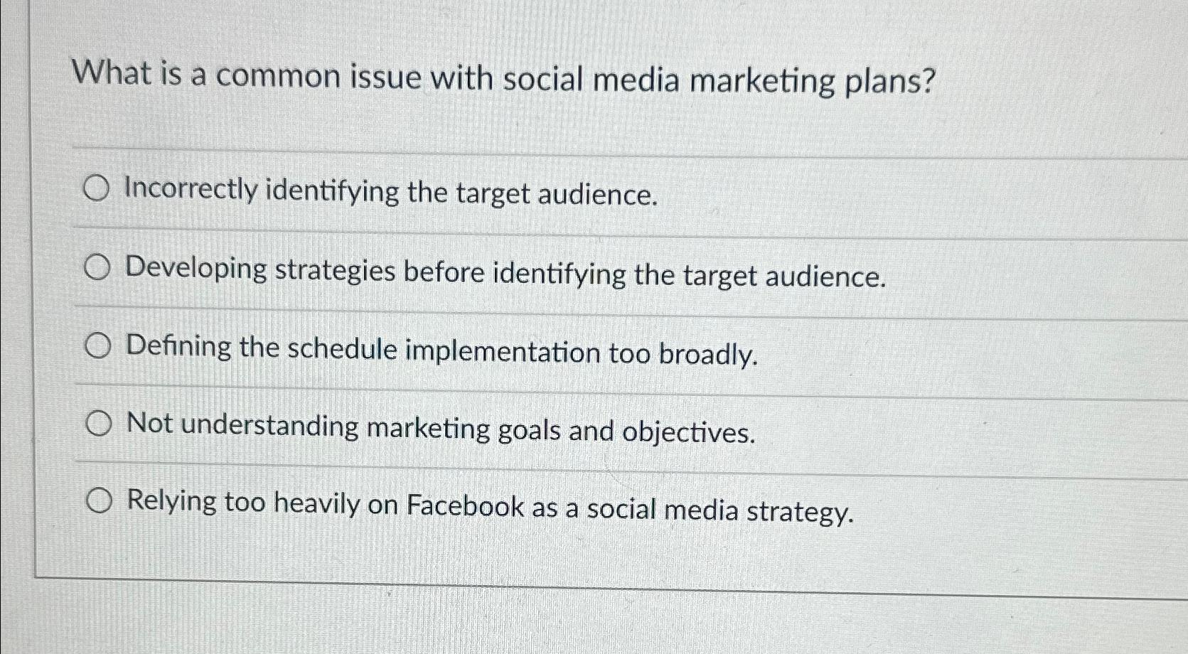 What is a Common Issue With Social Media Marketing Plans?  : Avoid These Mistakes for Success