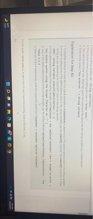 Solved 3 62 Clear 4.31 LAB*: Program: Text message expander | Chegg.com