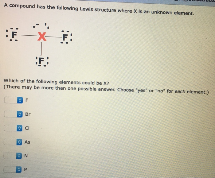 Solved DUULUL A compound has the following Lewis structure | Chegg.com