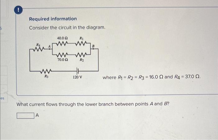 Solved Required information Consider the circuit in the | Chegg.com