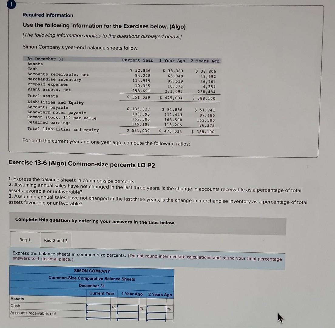 Solved Required information Use the following information | Chegg.com