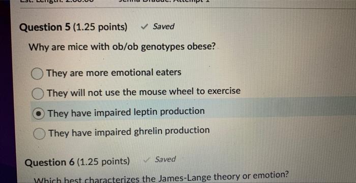 Solved Why are mice with ob/ob genotypes obese? They are | Chegg.com