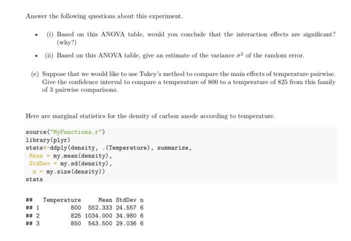 Solved 6. An experiment was conducted to determine whether | Chegg.com