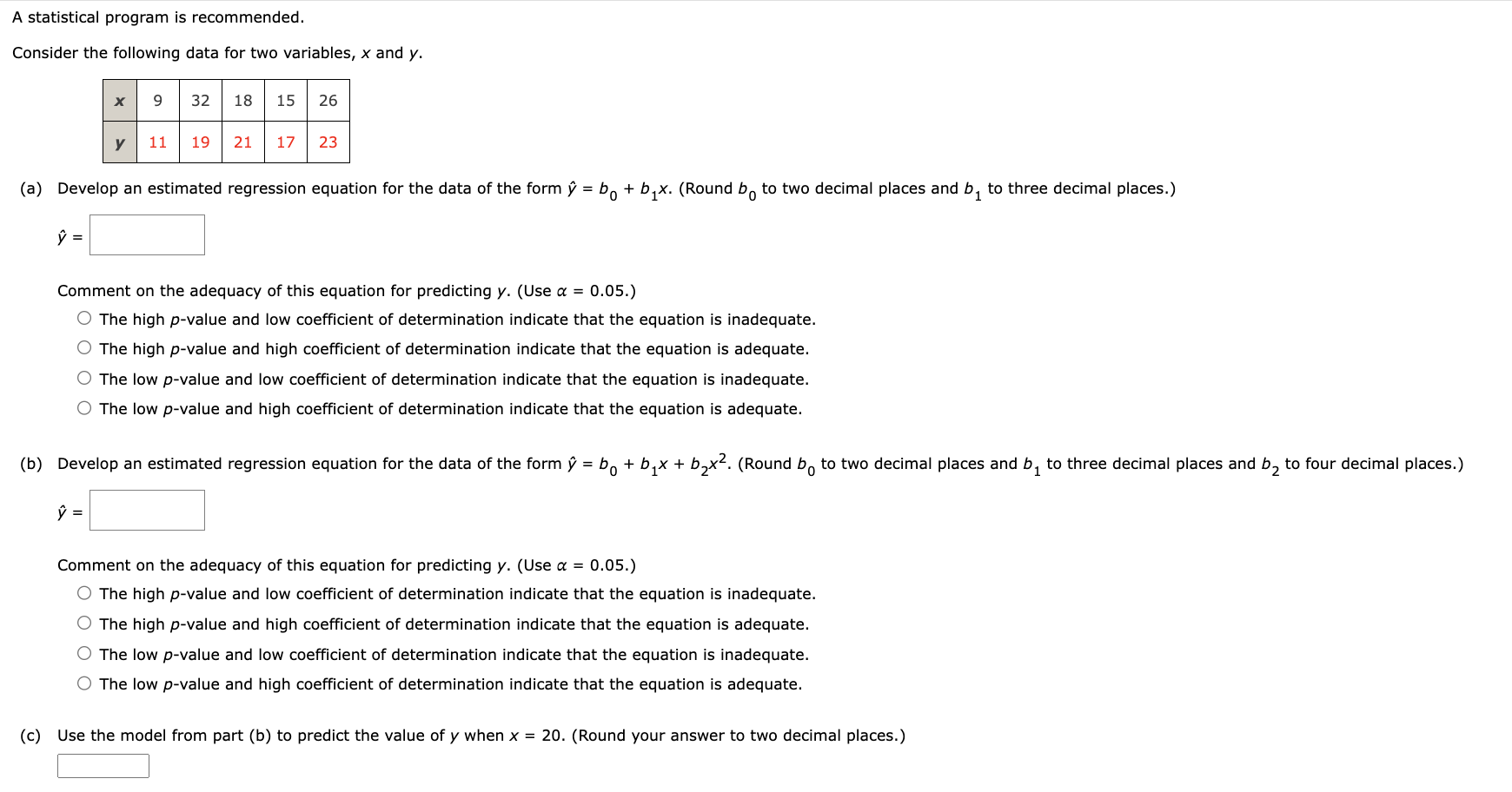 Top Hat Equation Math Solved hat(y)=Comment on the adequacy of this equation for | Chegg.com