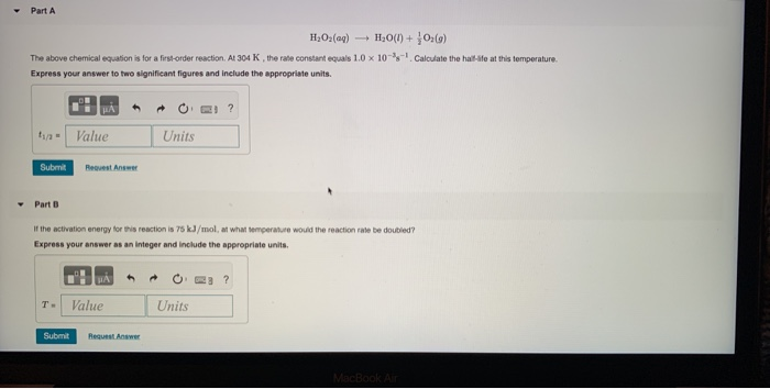 Solved Part A H2O3(aq) - H:0(1) + 0(0) The above chemical | Chegg.com