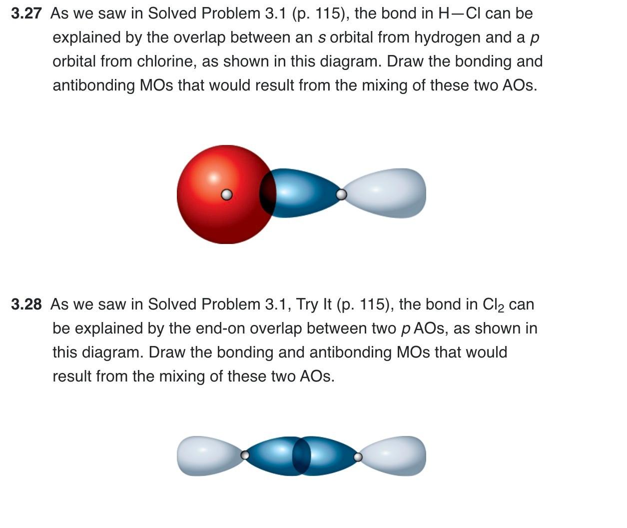 Solved 3. a. The following is the MO diagram for Cl2. Label