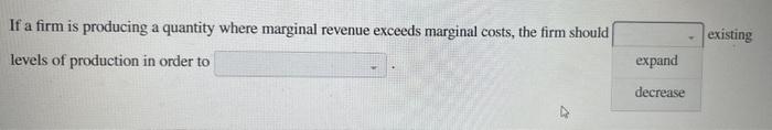 Solved last drop down options : - increase profitability - | Chegg.com