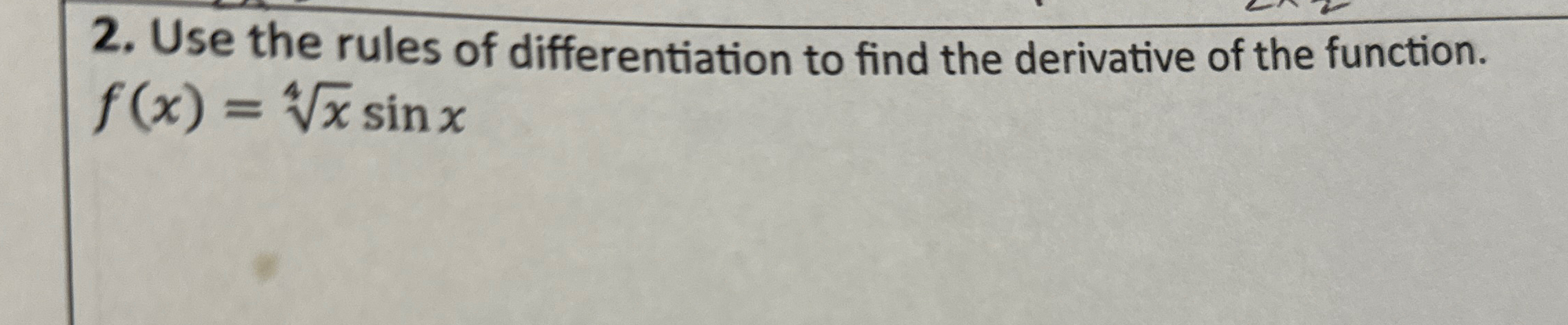 Solved Use the rules of differentiation to find the | Chegg.com