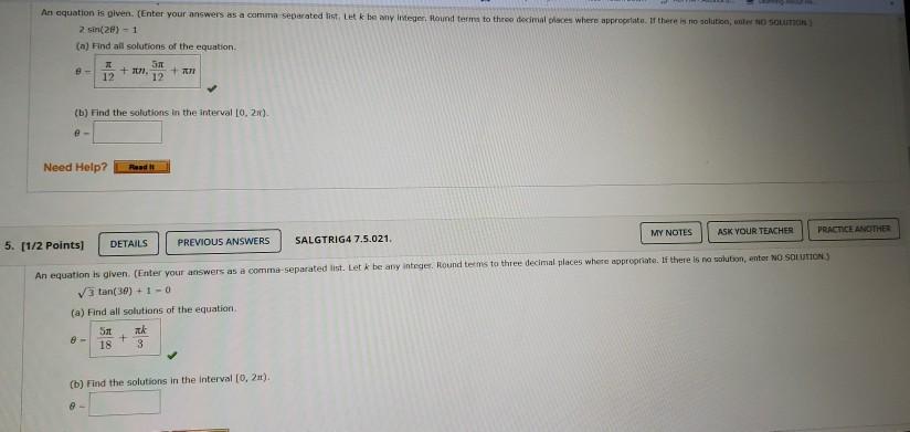 Solved Not sure if someone can help explain parts b in these | Chegg.com