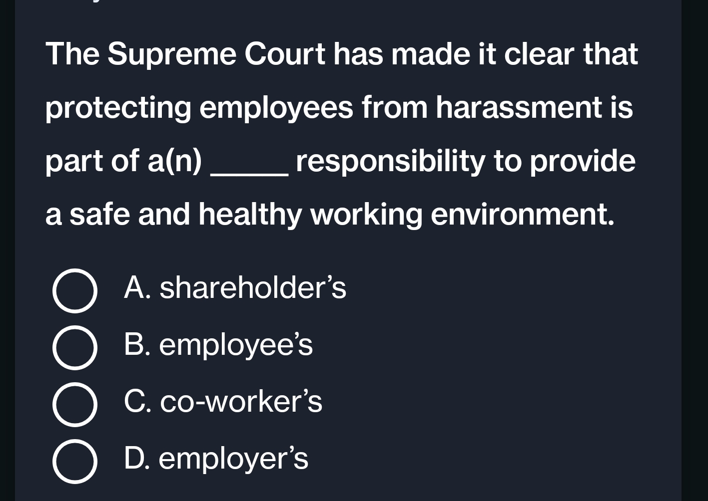 Solved The Supreme Court Has Made It Clear That Protecting | Chegg.com