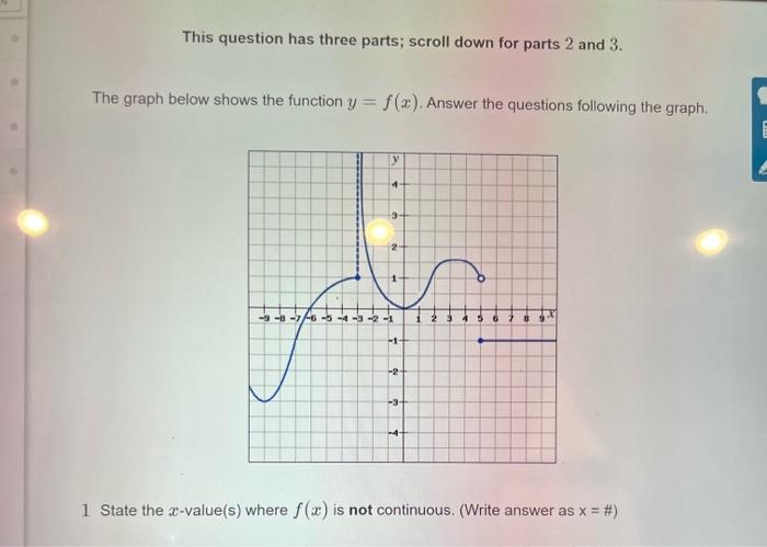 Solved This question has three parts; scroll down for parts | Chegg.com