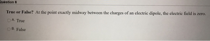 Solved Question 5 A charged particle is placed at a point | Chegg.com