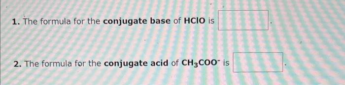 Solved 1. The formula for the conjugate base of H3PO4 is 2. | Chegg.com
