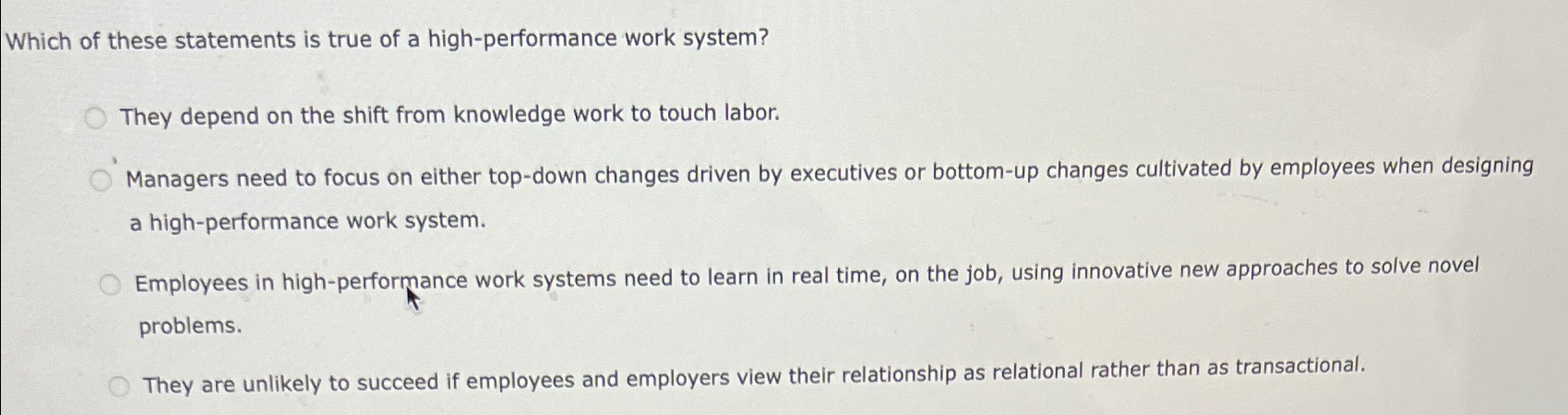 Solved Which of these statements is true of a | Chegg.com