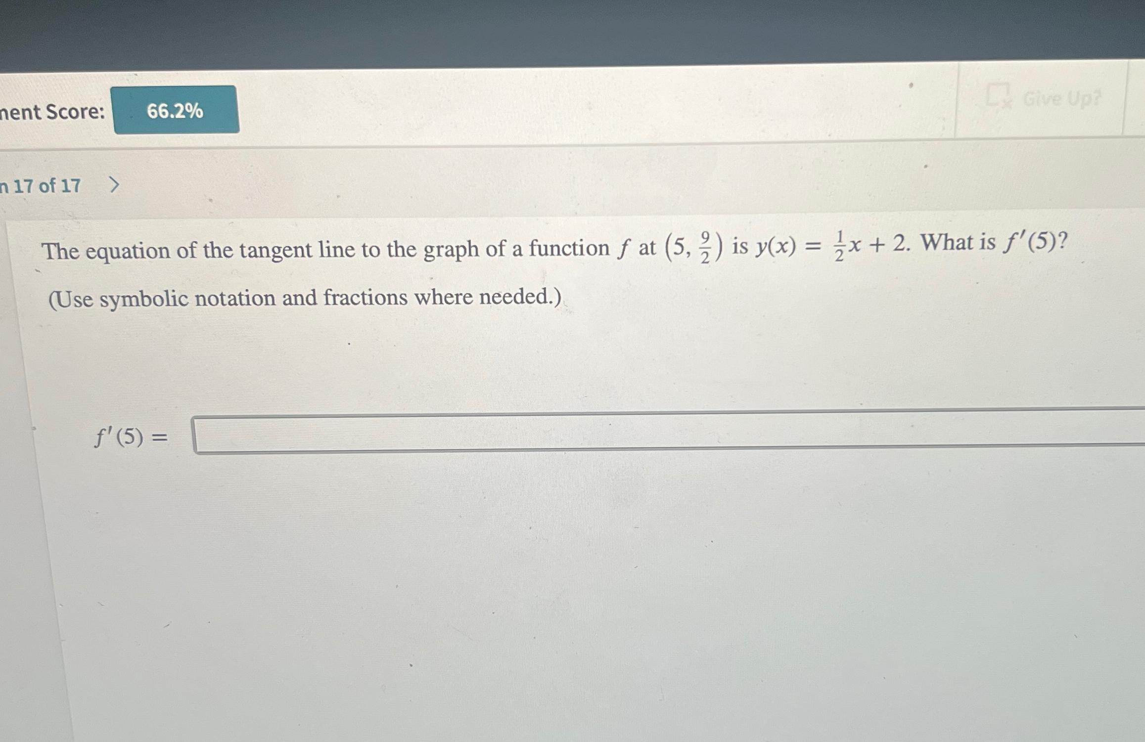 solved-nent-score-17-of-17the-equation-of-the-tangent-line-chegg