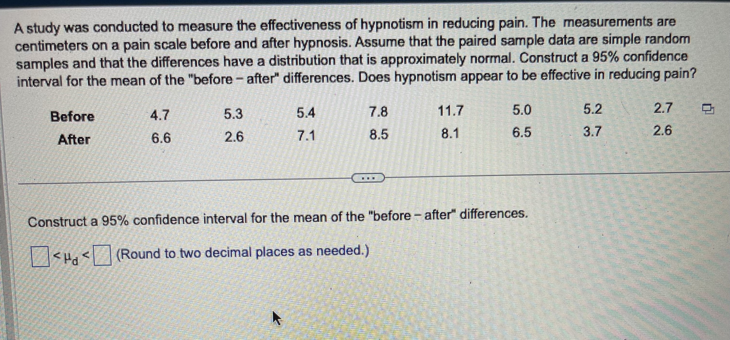 Solved A study was conducted to measure the effectiveness of | Chegg.com