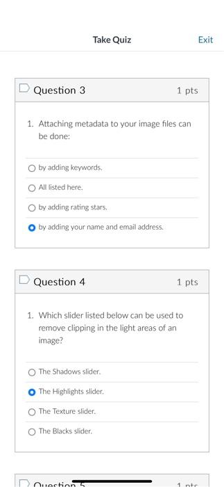 Solved 1. The Vibrance slider is much better to use over the | Chegg.com