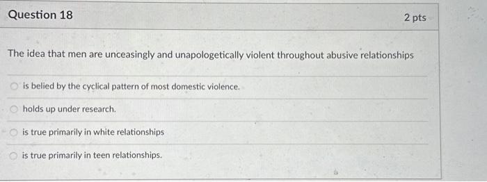Solved The idea that men are unceasingly and | Chegg.com