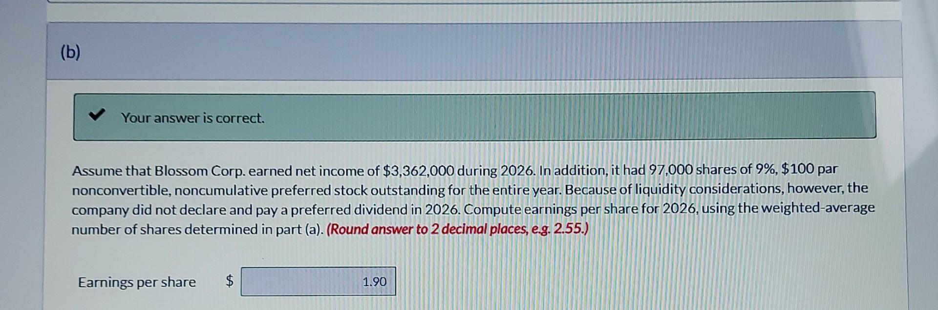 Solved On January 1, 2026, Blossom Corp. had 480,000 shares