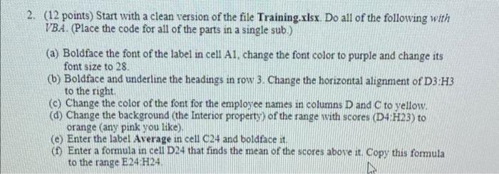 Solved please explain step by step how to do in excel | Chegg.com