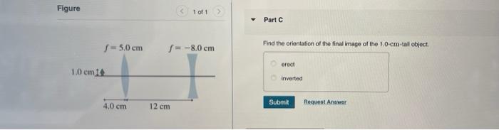 Solved The figure shows a combination of two lenses. (Figure | Chegg.com