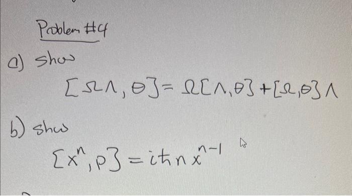 Solved Poblem \#c shas [Ω∧,θ]=Ω[∧,θ]+[Ω,θ]∧ sha | Chegg.com