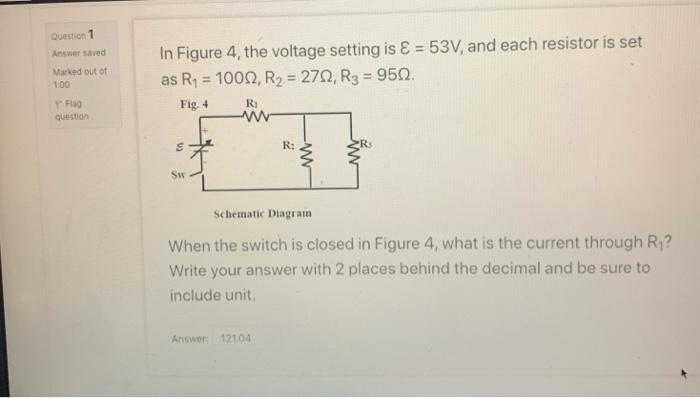 Solved Question 1 Answer saved Marked out of 100 In Figure | Chegg.com