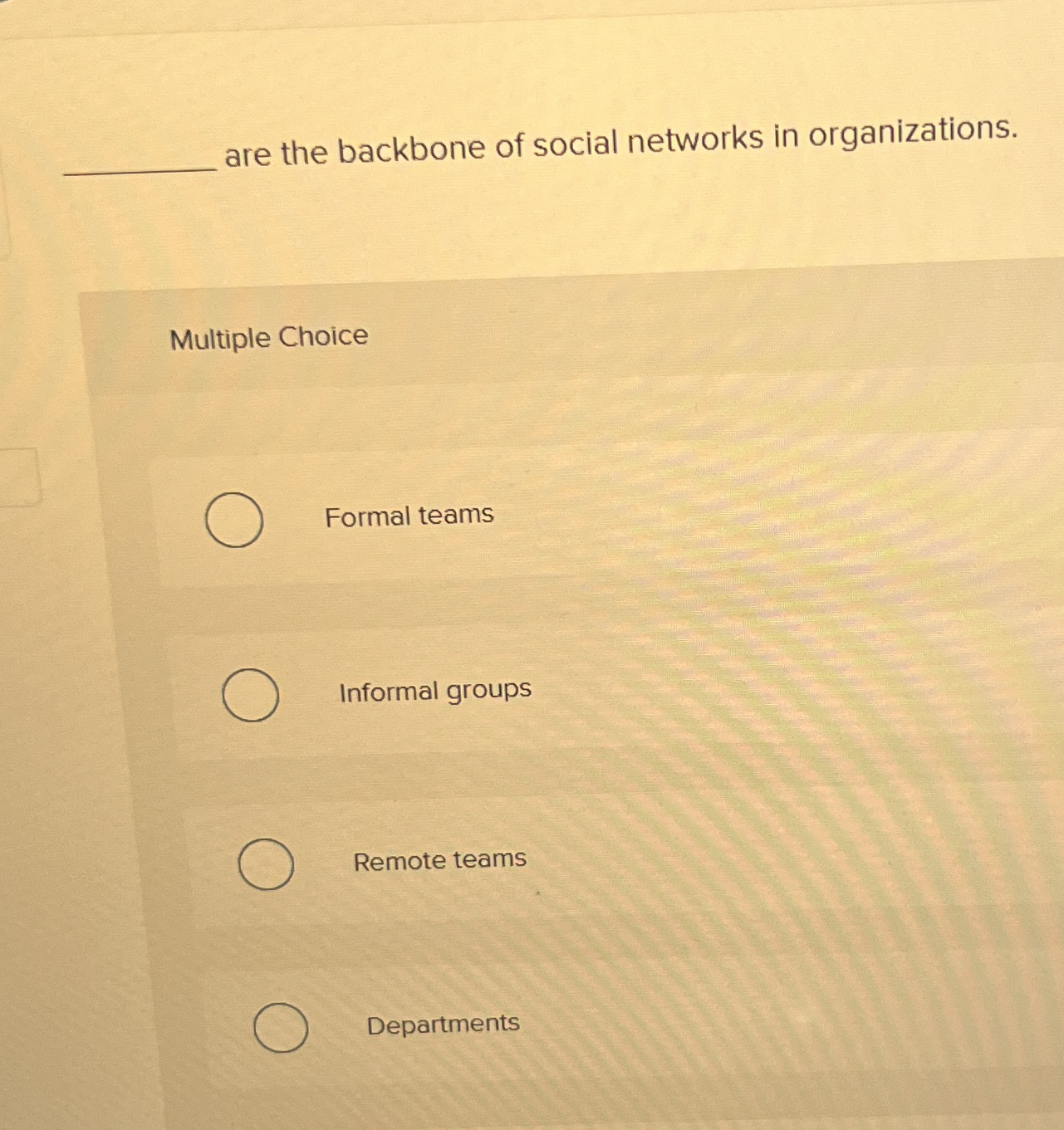 Solved are the backbone of social networks in | Chegg.com
