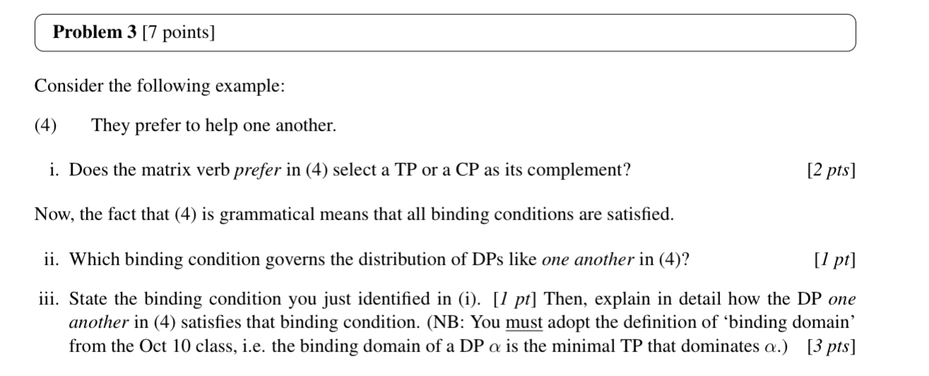 Solved by an EXPERT Problem 3 [7 ﻿points]Consider the following | Chegg.com