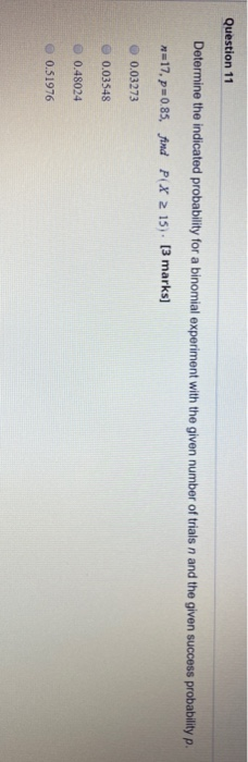 Solved Question 11 Determine the indicated probability for a | Chegg.com