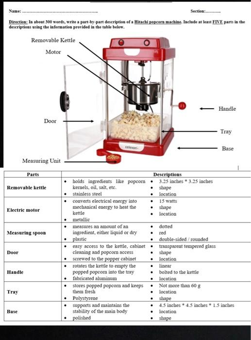 Popcorn machine parts new arrivals