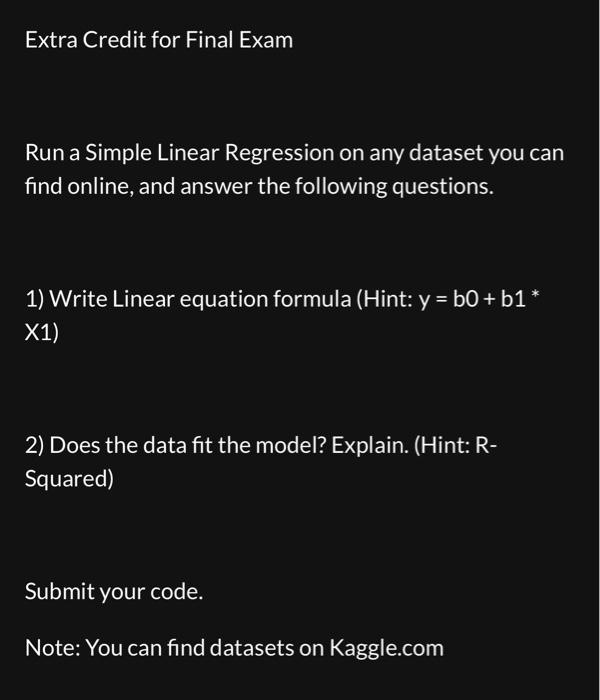 Solved help me with this since you can find any data set on | Chegg.com