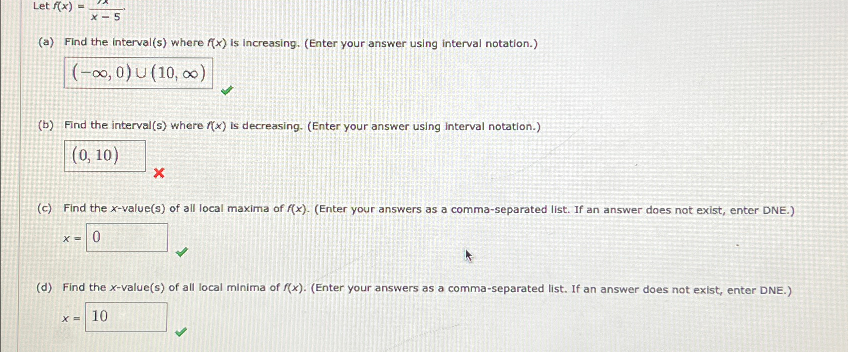 Solved Let F X 7xx 5 A ﻿find The Interval S ﻿where F X