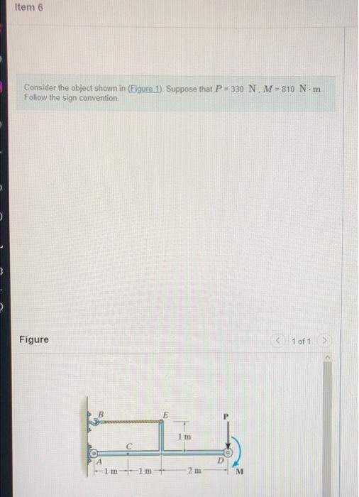 Solved Item 6 Consider The Object Shown In (Figure 1). | Chegg.com