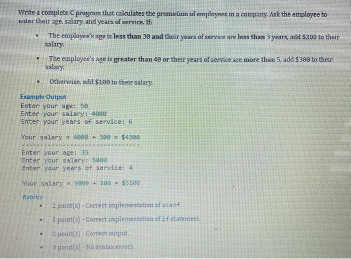 Solved Write a complete C program that calculates the | Chegg.com
