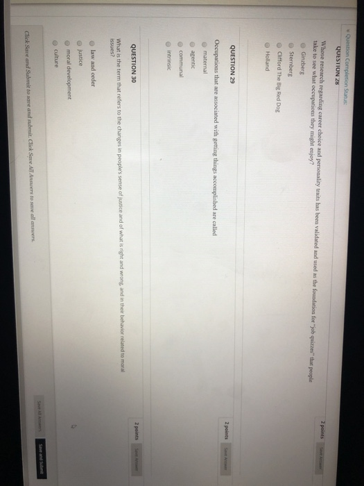 Solved Question Completion Status: QUESTION 25 2 points is | Chegg.com