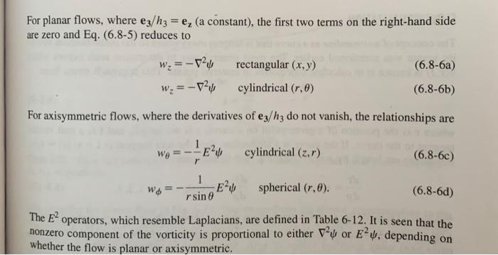 Solved 6.2. Transport of Vorticity The vorticity vector | Chegg.com