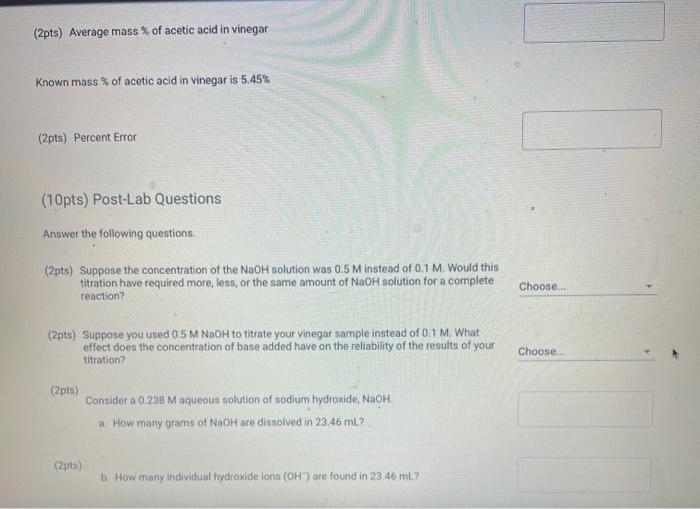 Solved Table 1. Titration data Trial 1 Trial 2 Trial 3 | Chegg.com