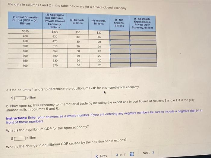 Solved The data in columns 1 and 2 in the table below are | Chegg.com