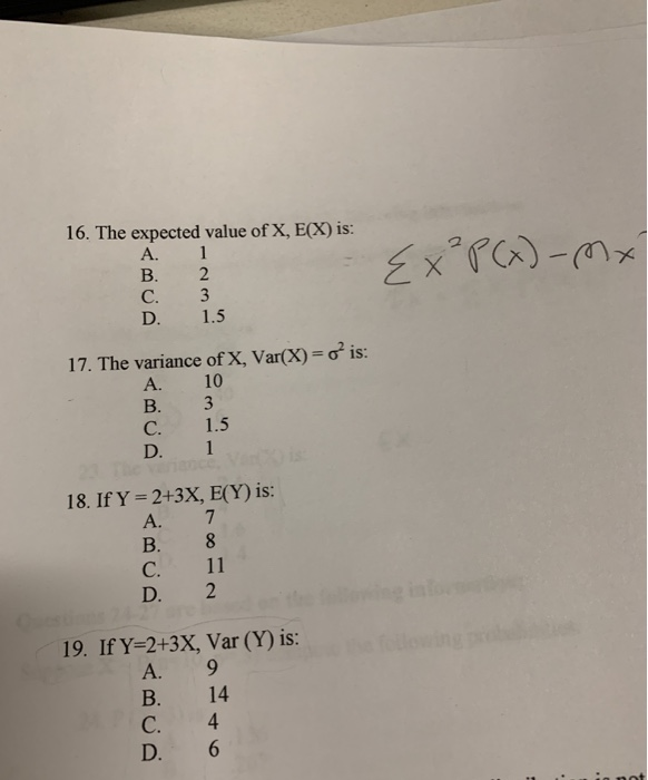 Solved Questions 15-20 are based on the following | Chegg.com